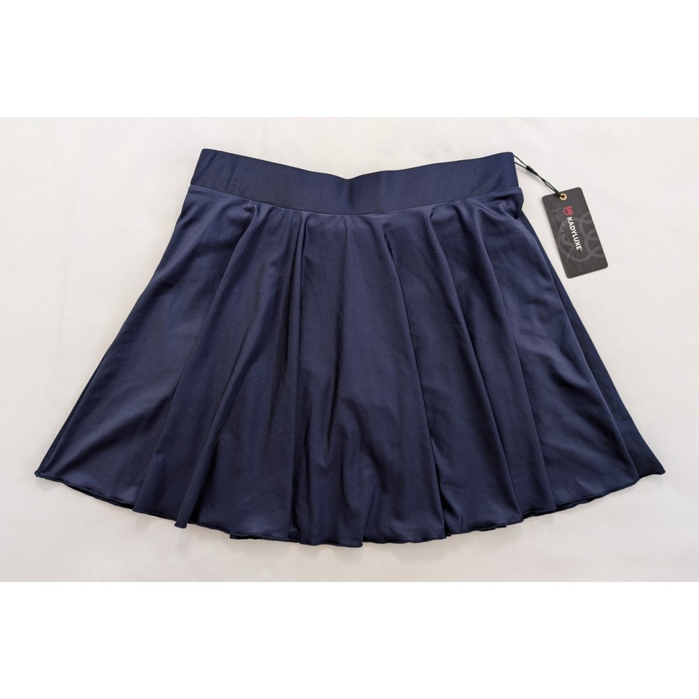 Kadyluxe Mini Skort Skirt Navy Blue Athletic Women's Large L - NWT